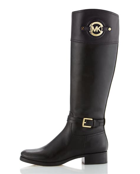 riding boot leather michael kors|Michael Kors boots for sale.